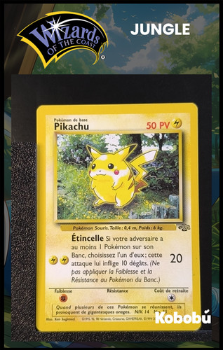 Carte pokémon pikachu 64 - pokémon,