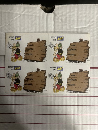 Astérix set étiquettes - astérix,,