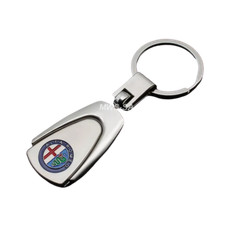 Porte-Clés en Métal Logo Alfa Romeo (Top Design) Giulietta Giulia Stelvio Mito +