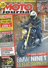 MOTO JOURNAL N°2090 YAM MT-07 / SPORTIVES DU JOE BAR TEAM / BMW NINET