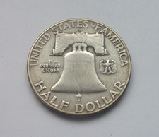 Half Dollar 1951 S en Argent