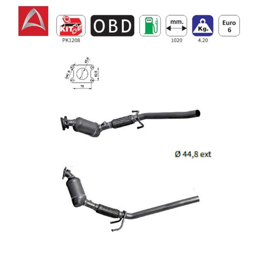 Catalyseur pour seat ibiza - seat, iv