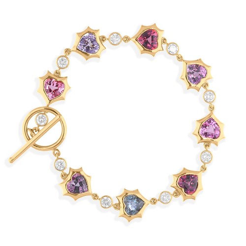 Bracelet charm cœur multi - bracelet,