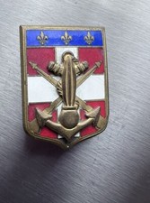 ORIGINAL MILITAIRE INSIGNE CTRE D’INSTRUCTION D’INFANTERIE DE MARINE / DRAGO TBE