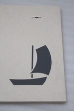 Album photo ancien grand déco marine mariage professionnel type scrapbooking B.E