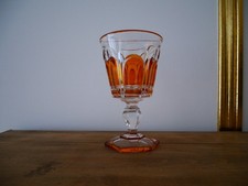 Ancien verre calice en cristal