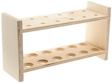 Tubes à essai en bois pour 2