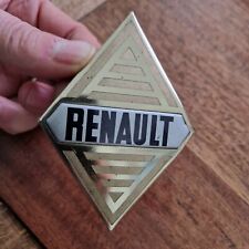 insigne de calandre Renault  R3, ,4L tout métal   monogramme mascotte