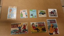 Tintin Lot Cartes Kangourak Cote d'or Smile Please Lu etc...