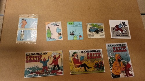 Tintin lot cartes kangourak - tintin,