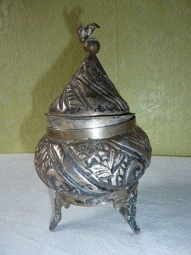 Pot argent massif ottoman - en,