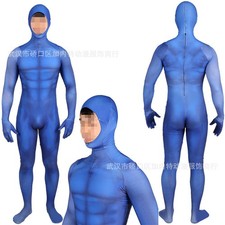 Blue Muscle Jumpsuit Stage