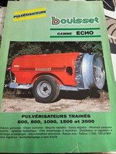 Brochure Bouisset pulvérisateurs gamme Echo de 1981