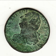 LOUIS XVI RARE patine vert èmeraude  2 SOLS 1792 A 
