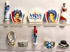 FEVES  MISS  FRANCE  2005  -  SERIE  COMPLÈTE  -  RECTO/VERSO