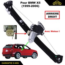 Mécanisme + Moteur Leve Vitre Electrique Arriere Droit Série X5 E53 51357125060