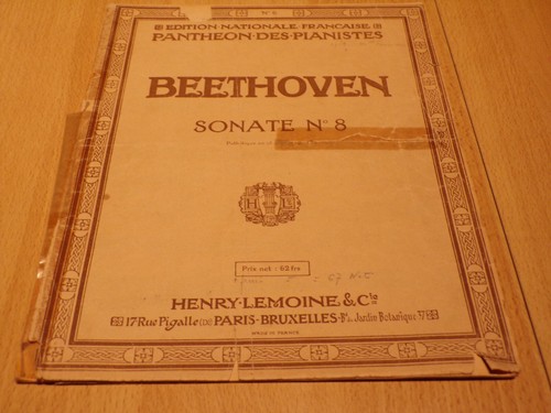 Partition beethoven oeuvres - partition,