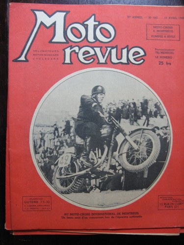 Moto revue 952 du 22 - moto,