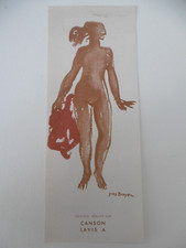 BRAYER Yves Carton Pub Canson