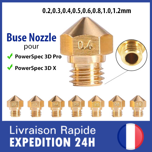 Buse laiton nozzle pour