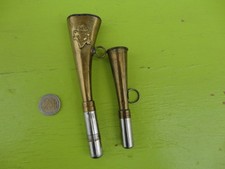 2 corne trompette de chasse en laiton