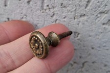 PETITE POIGNÉE ANCIENNE bouton bronze ou laiton D=1,6 cm meuble N°81C