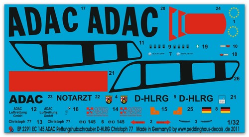 Peddinghaus decals 2291 - 1/32,