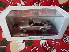 Porsche 911 964 Turbo 1990 silber metallic 1/43 Minichamps