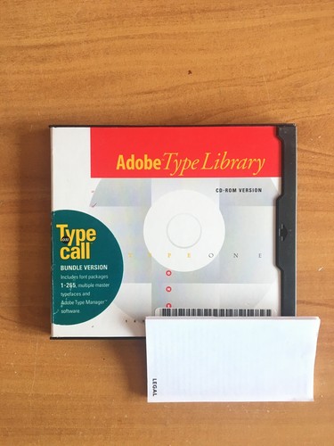 Adobe type library - library, (1992)