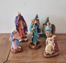 Lot de 5 santons Devineau