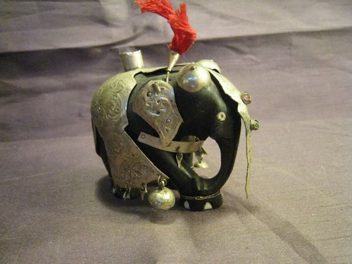 Sculpture elephant bois - sculpture, en