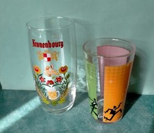 2 verres biére kronenbourg N1