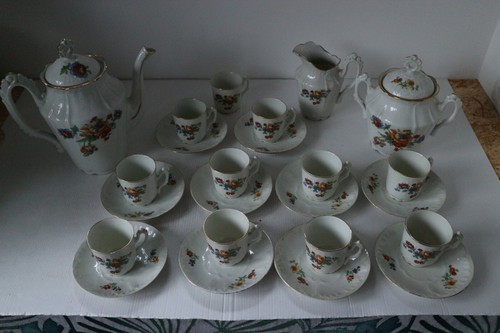 Ancien service café - café, en