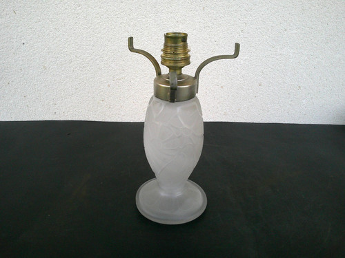 Pied lampe verre - en,