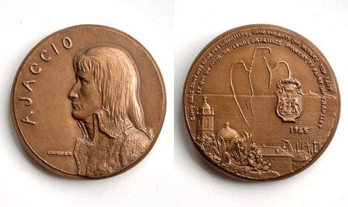 Médaille bronze ville - mÉdaille, en