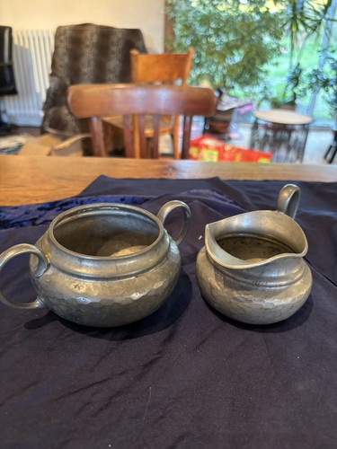 Deux pots étain anglais - pots,