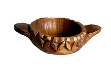 BOL à Oreilles BOIS Sculpté