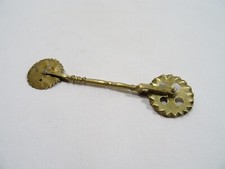 ANCIENNE ROULETTE COUPE PATE DE BOULANGER PATISSIER EN BRONZE