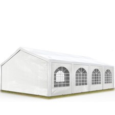 TOOLPORT Barnum Tente de réception 5x8 m, PE 450 N Blanc