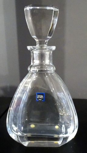 Carafe cristal signé - en,