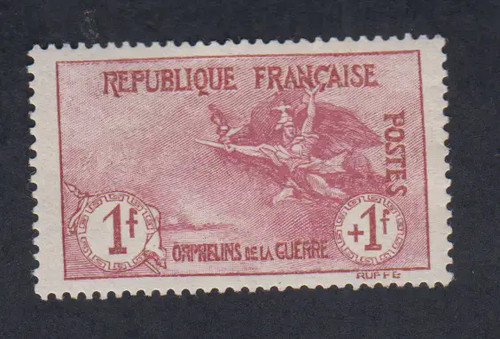 Timbre 154 orphelin - (fr1),