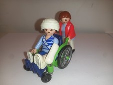 Playmobil Fauteuil Roulant 3928 plâtre bande accident hôpital secours city