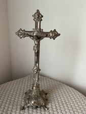 Crucifix sur pied en métal Jesus (*5)