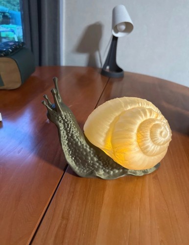 Lampe décorative escargot