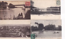 Lot de 4 cartes postales