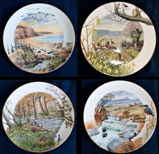 4 assiettes Royal Worcester