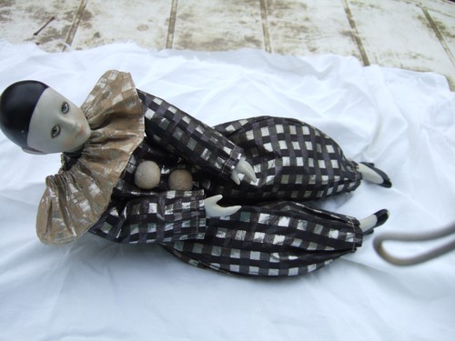 Ancien pierrot porcelaine - pierrot, en