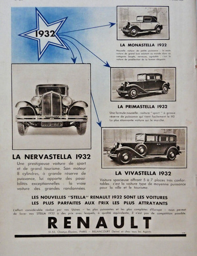 Publicité presse 1932 - presse,
