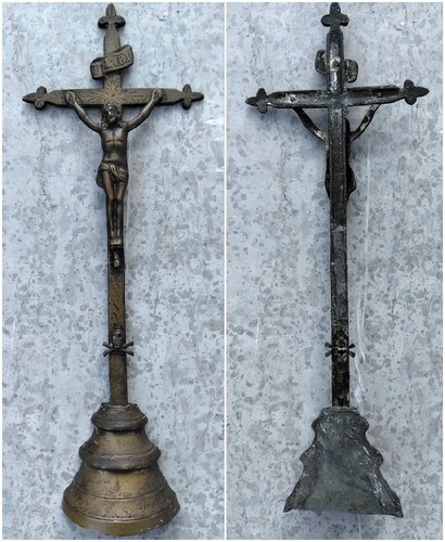 Crucifix ancien xixe inri - xixe,