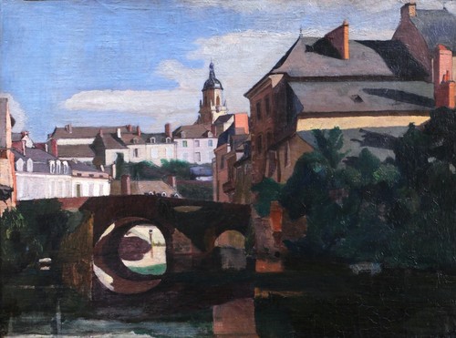 Landscape painting brittany - landscape,
